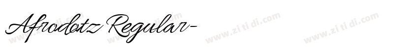 Afrodotz Regular字体转换 Afrodotz Regular字体转换